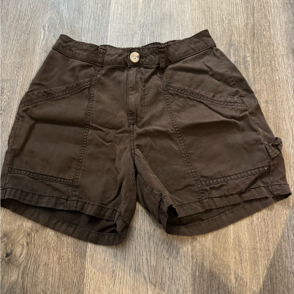 Brown shorts worn once